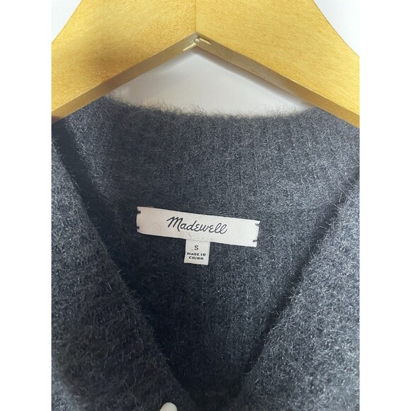 Madewell Womens Balloon Sleeve Sweater Wool Blend Size:S Black - Picture 3 of 7